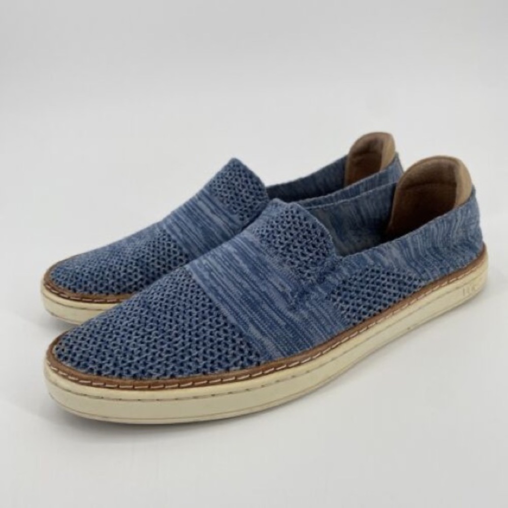 Ugg Sammy Knit Women's Blue Slip On Casual Sneakers Size 10